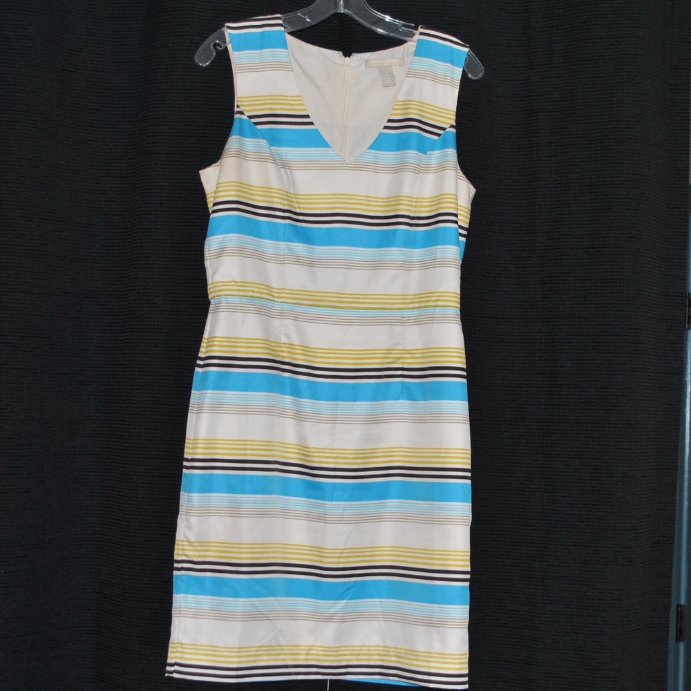 Banana Republic Striped Formal Dress